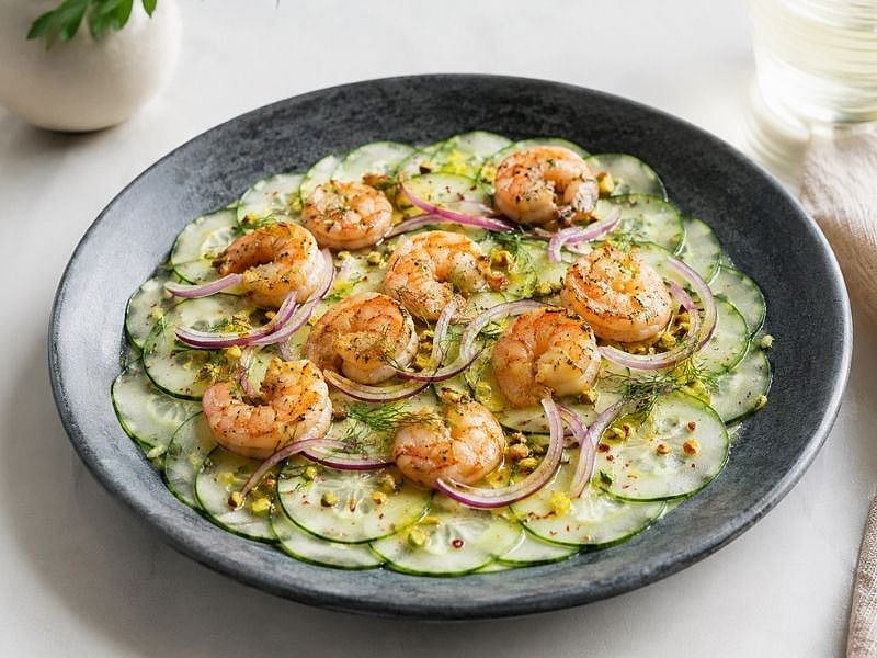 Karidesli Salatalık Carpaccio Tarifi