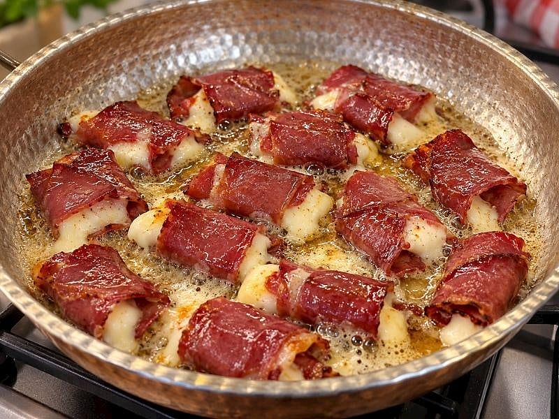 Kaşarlı Pastırma Sarması Tarifi