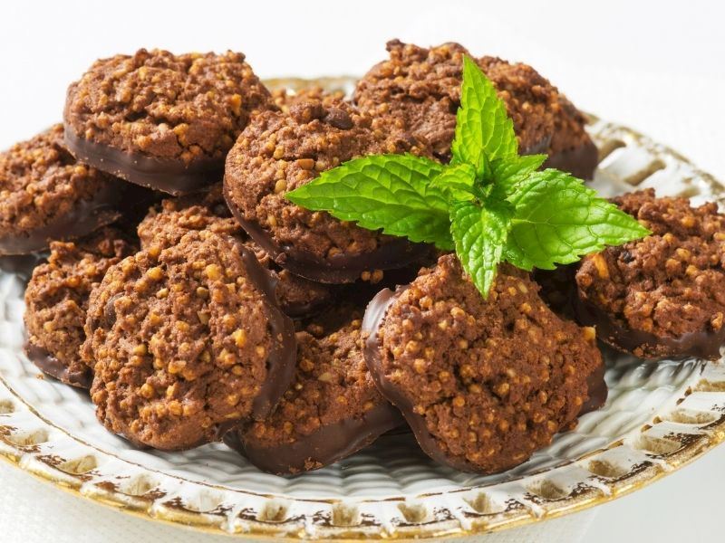 Kinoalı Çikolatalı Kurabiye
