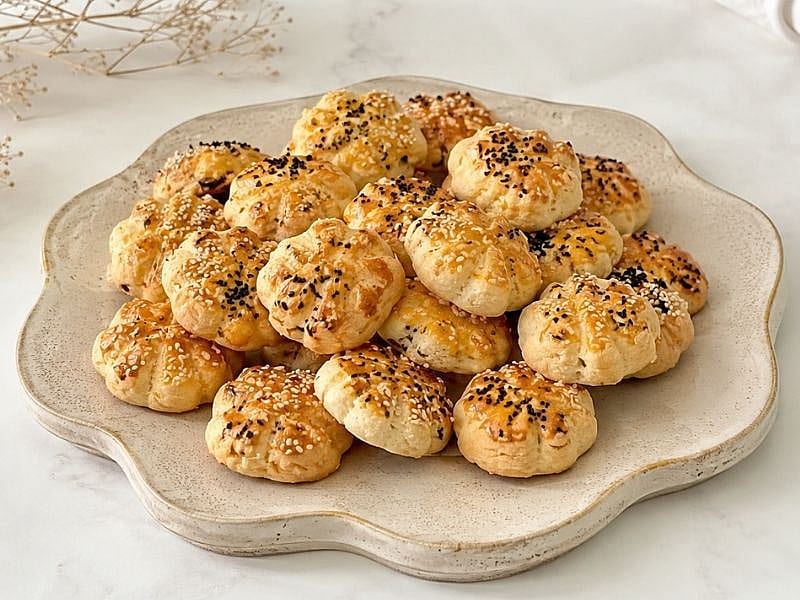 KIYIR KIYIR TUZLU KURABİYE TARİFİ