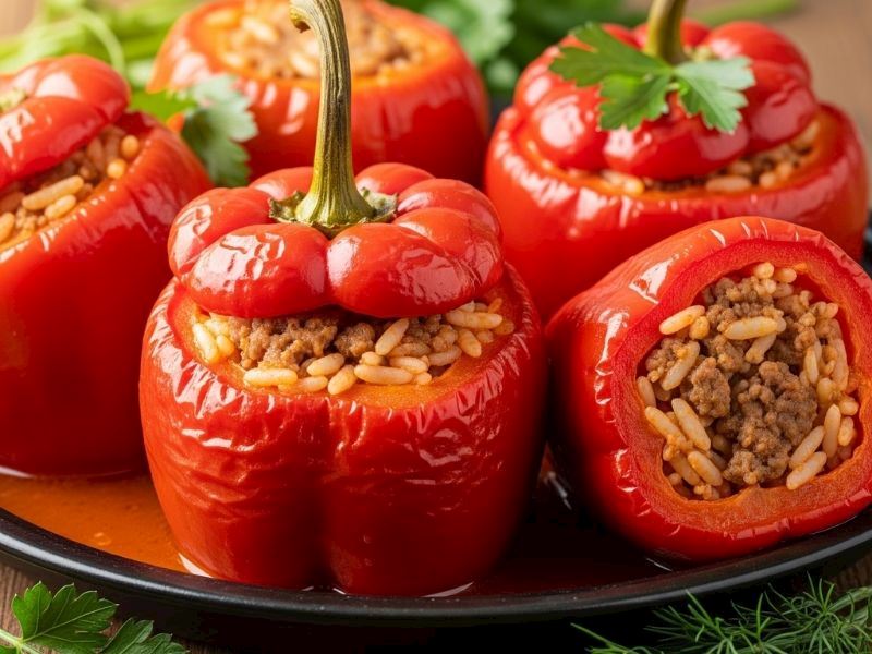 Kıymalı Biber Dolması