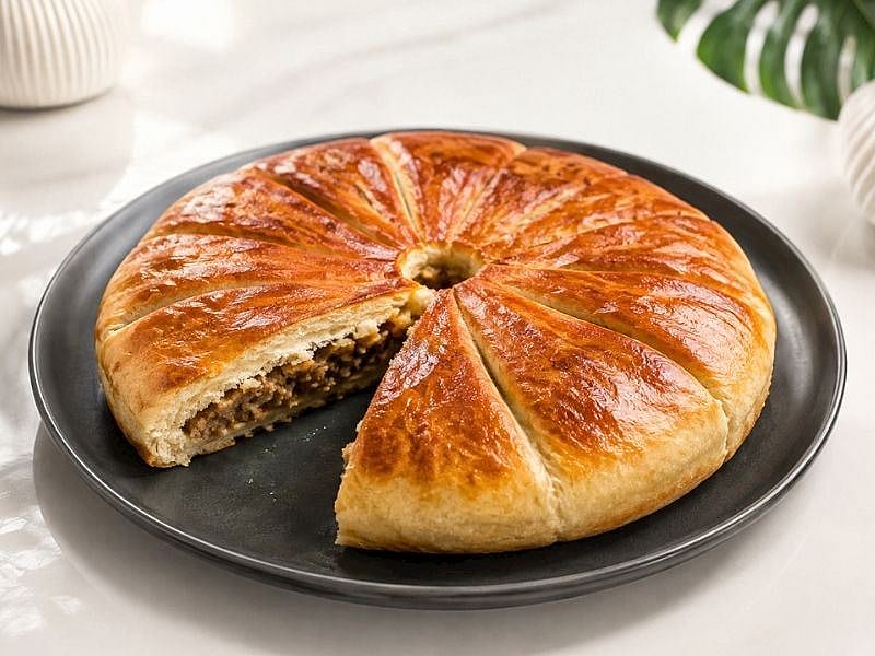 KIYMALI SOĞANLI TEPSİ ÇÖREĞİ TARİFİ