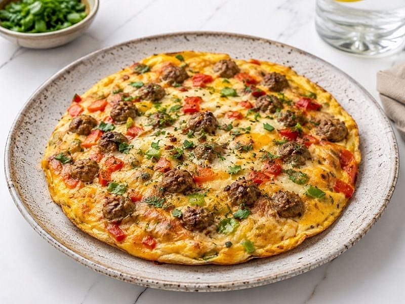 KÖFTELİ OMLET TARİFİ