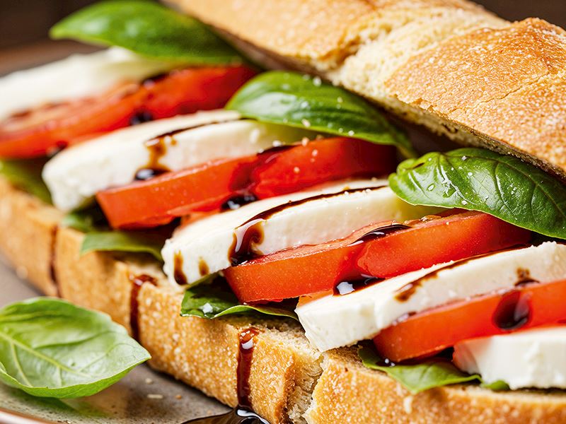 Kolay Caprese Sandviç