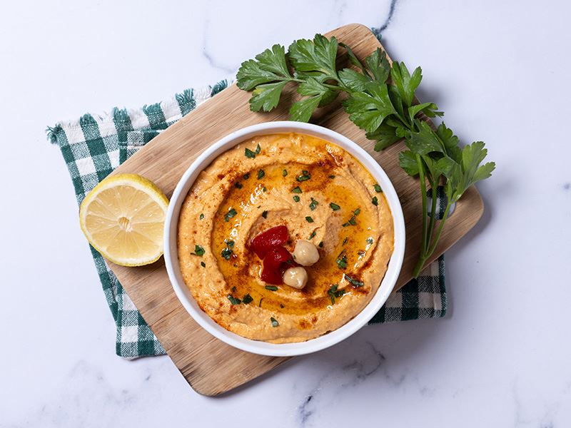 Köz Biberli Humus Tarifi