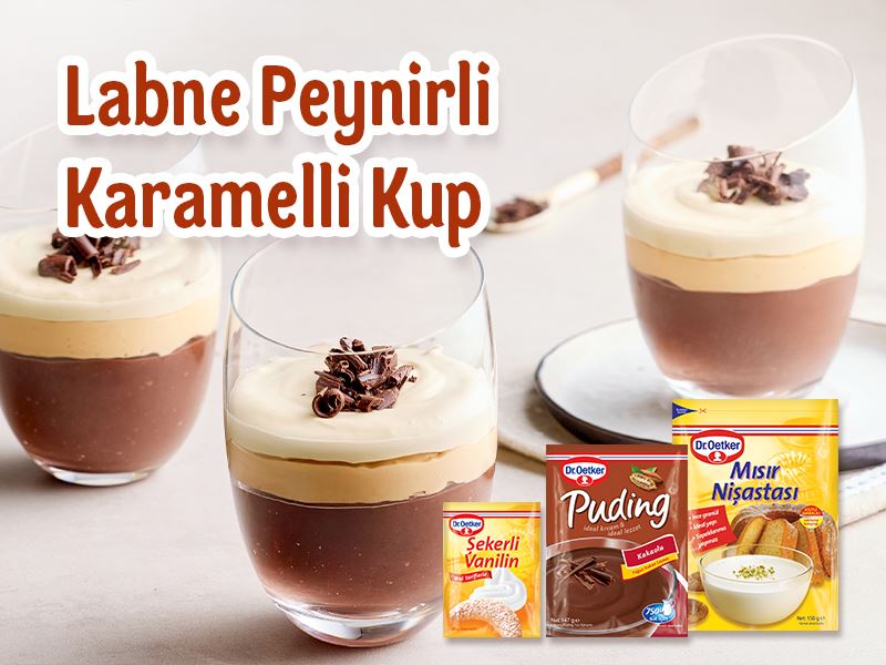 Labne Peynirli Karamelli Kup