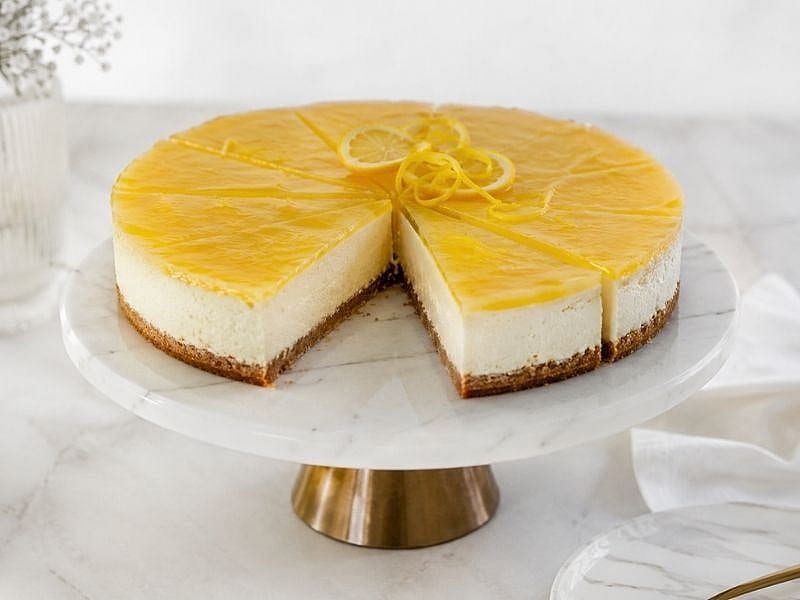LİMON SOSLU CHEESECAKE TARİFİ