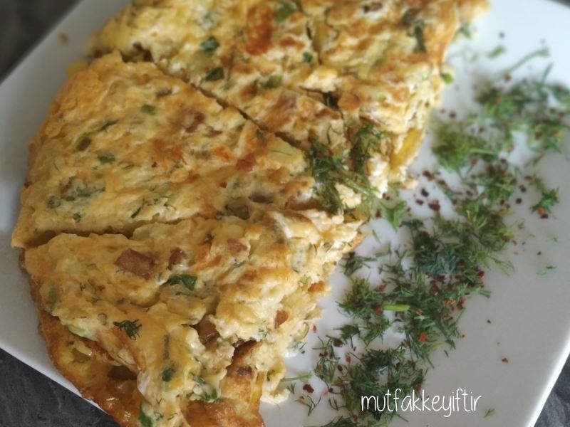 Mücver omlet