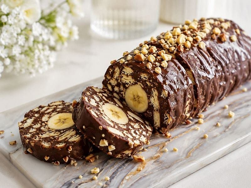 MUZLU MOZAİK PASTA TARİFİ
