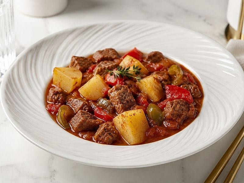 PATATESLİ TAS KEBABI TARİFİ