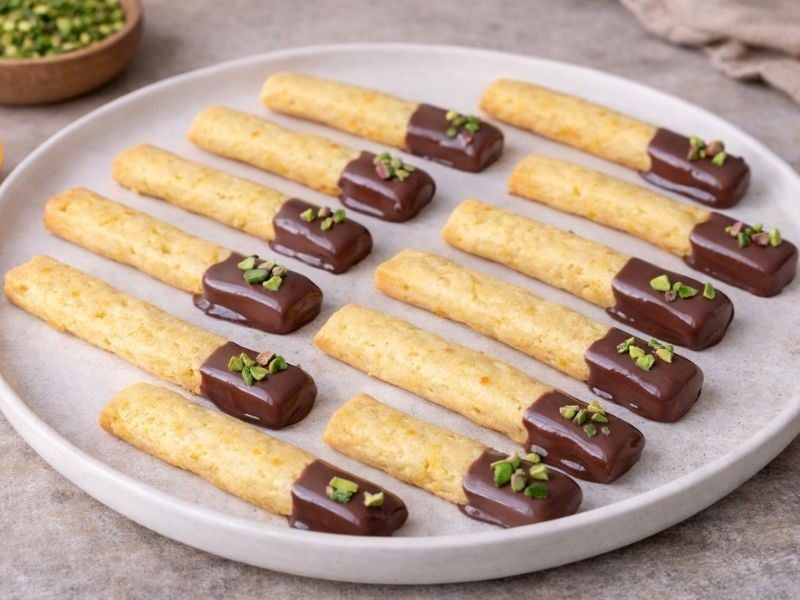 Portakallı Çubuk Kurabiye Tarifi