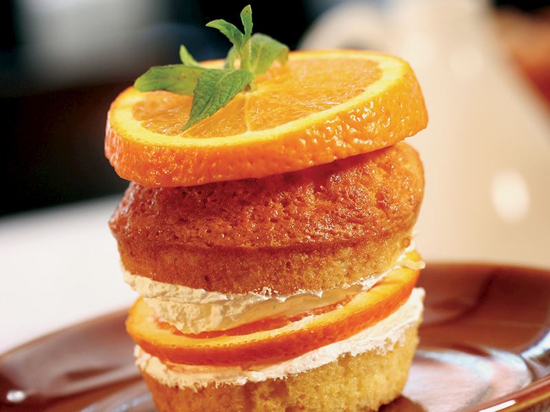 Portakallı Mini Kekler