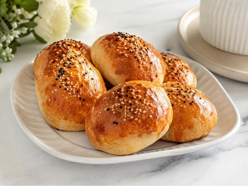 PUF PUF KABARAN TEREYAĞLI PEYNİRLİ POĞAÇA TARİFİ
