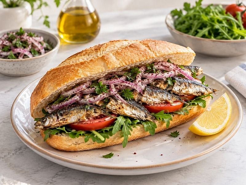 Sardalya Balık Ekmek Tarifi