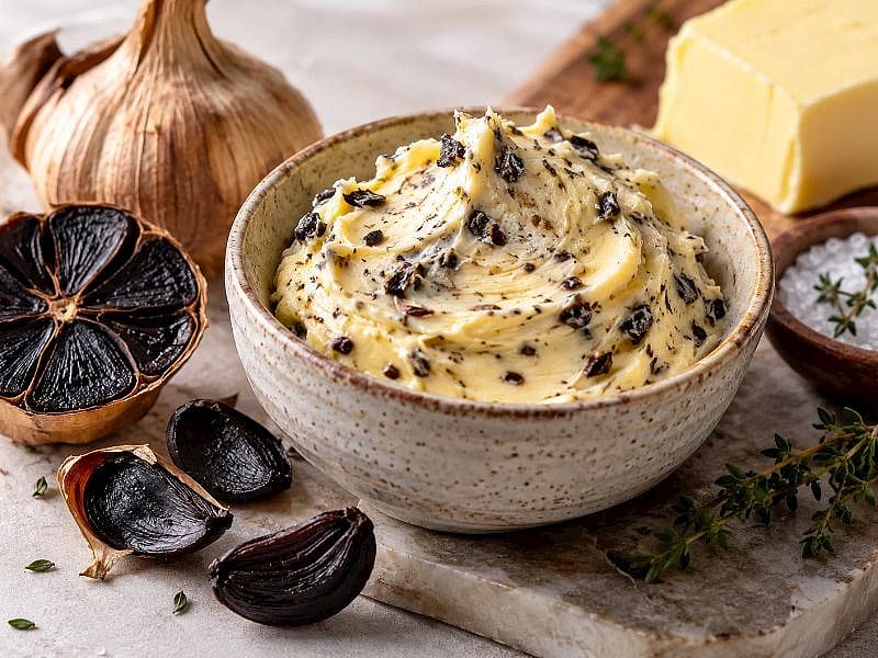 Siyah Sarımsaklı Tereyağı Tarifi