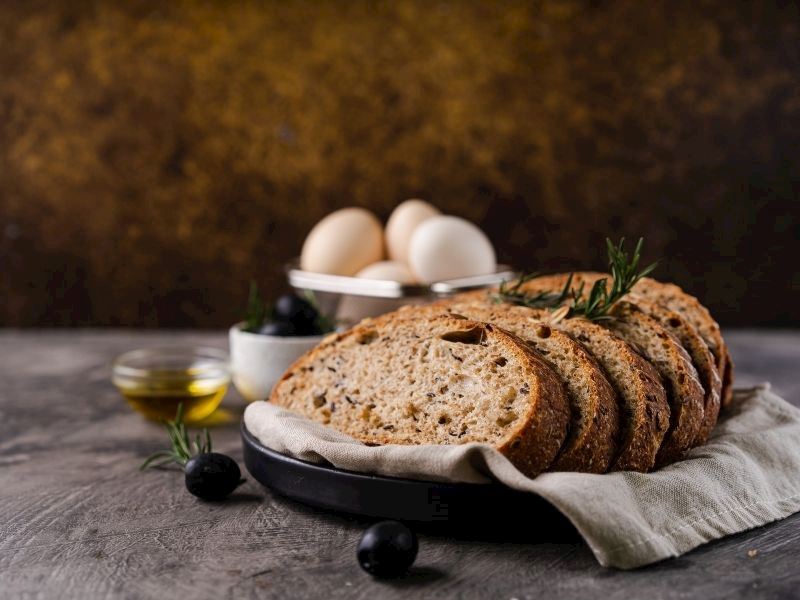 Siyez Unlu Zeytinli Ekmek