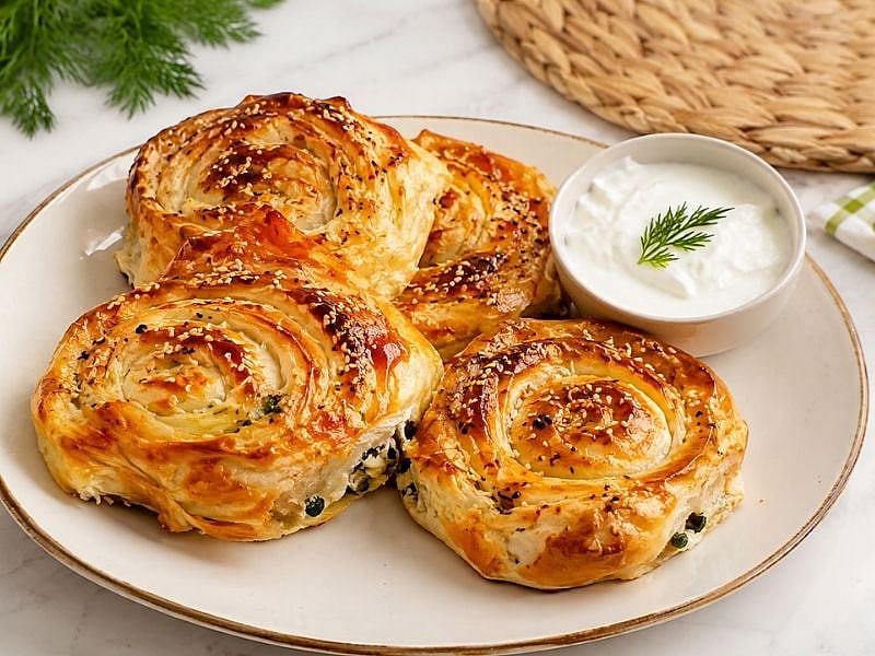 Sodalı Peynirli Dilim Börek Tarifi