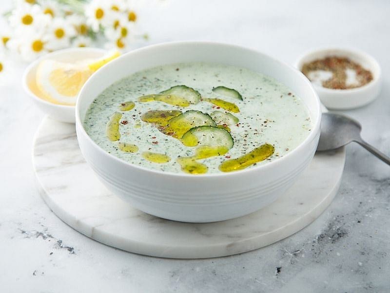 Soğuk Salatalık Çorbası Tarifi
