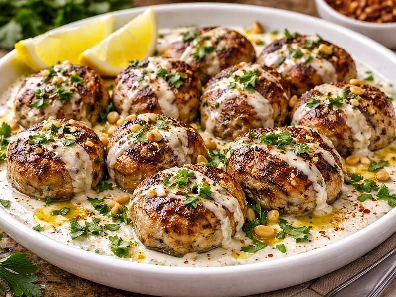 TAHİNLİ YOĞURTLU HİNDİ KÖFTESİ TARİFİ