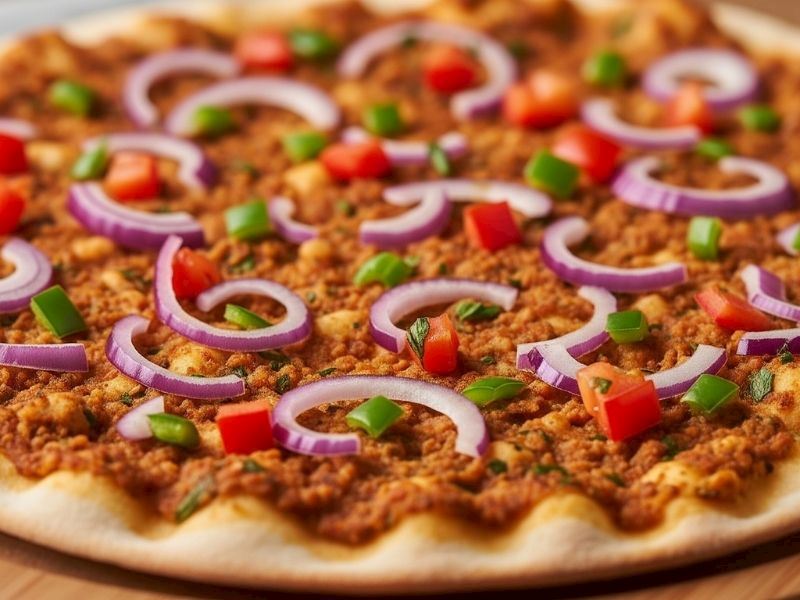 Tavuklu Lahmacun