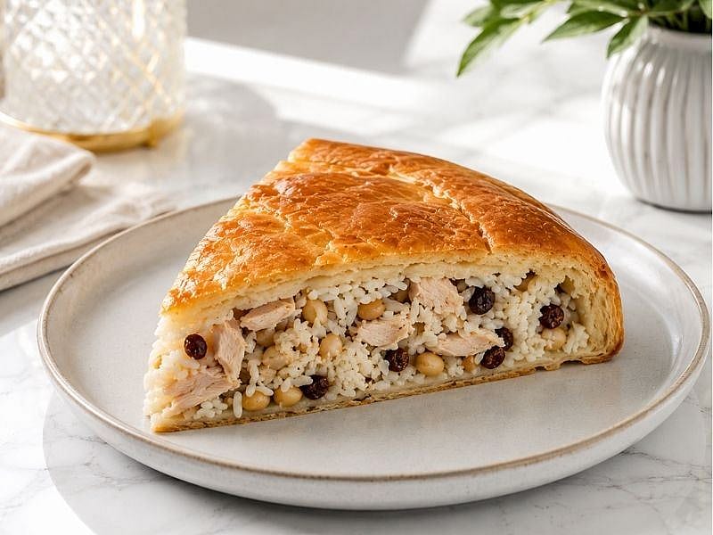 Tavuklu Perde Pilavı Tarifi