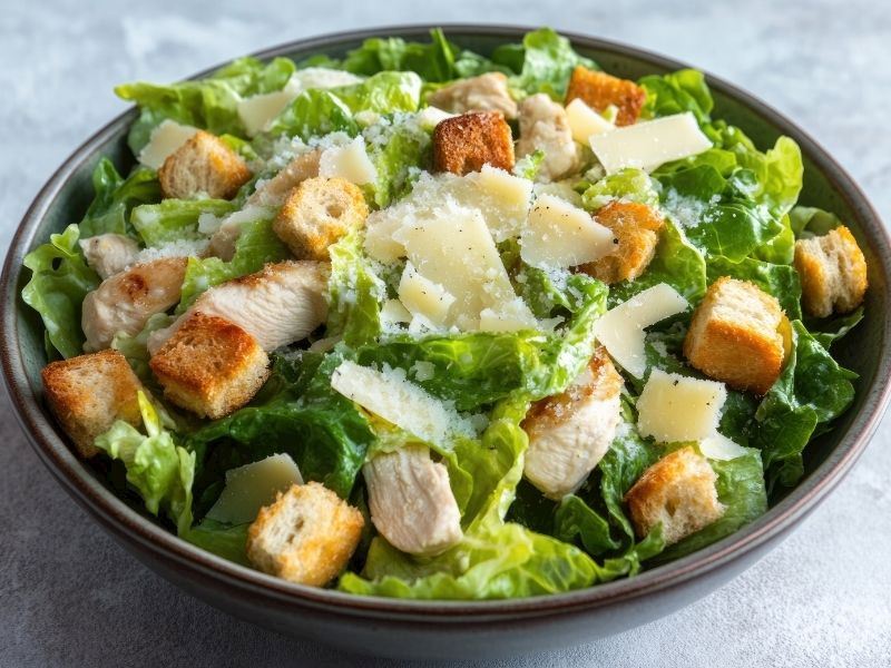 Tavuklu sezar salatası Tarifi