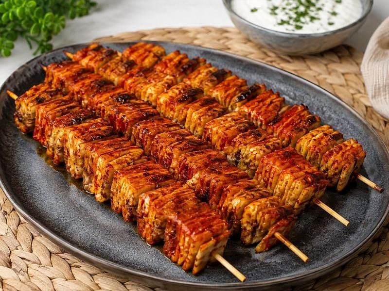 TEPSİDE ÇITIR LAVAŞ KEBABI TARİFİ