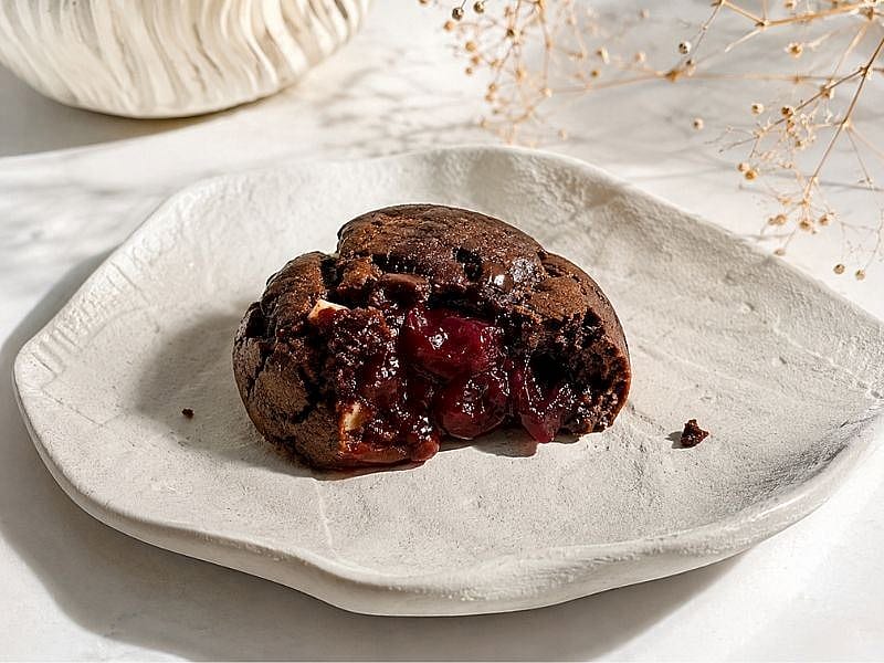Vişne Dolgulu Brownie Kurabiye Tarifi