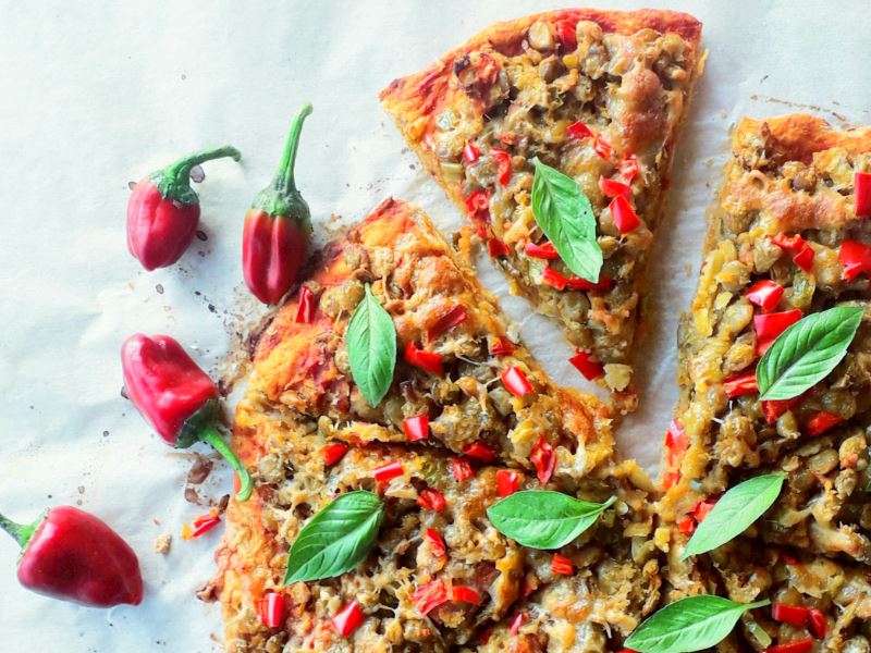 Yeşil Mercimek Ve Tam Buğday Unlu Pizza Tarifi Yeşil Mercimek Ve Tam