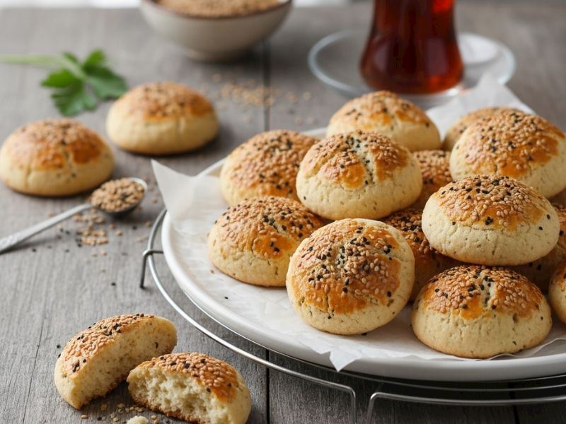 Yoğurtlu Mahlepli Kurabiye Tarifi