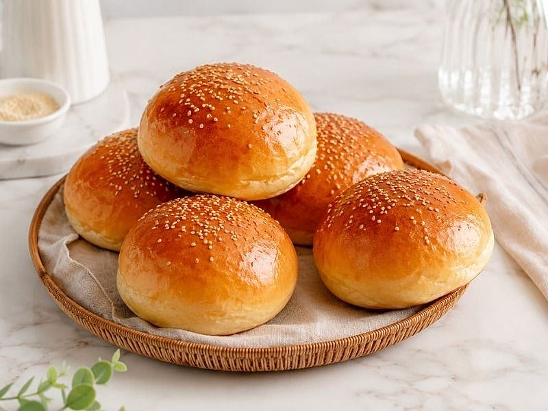 Yumuşacık Hamburger Ekmeği Tarifi