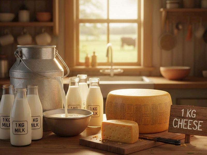 1 Kg Peynir Kaç Kilo Sütten Çıkar?