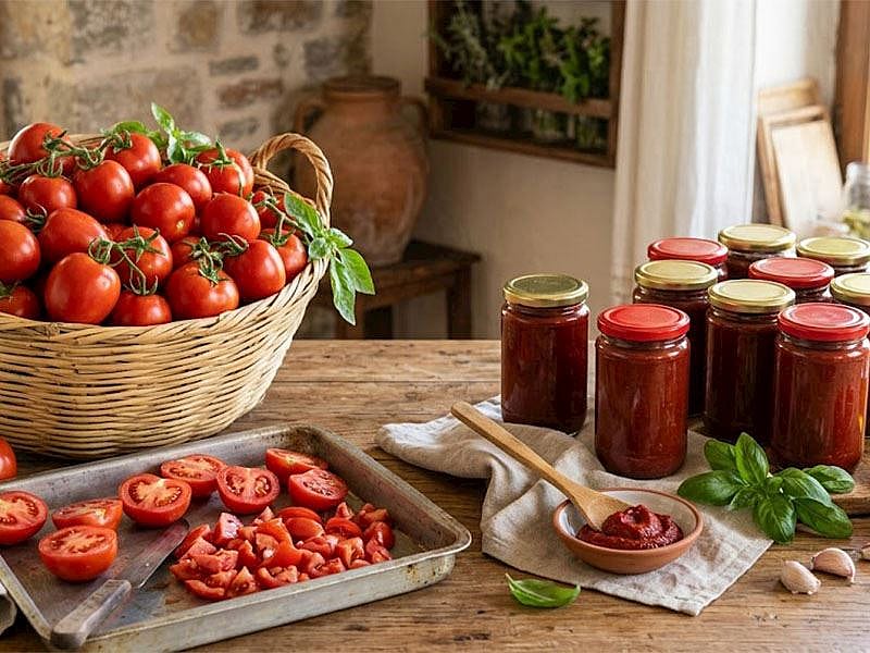 20 Kilo Domatesten Kaç Kavanoz Salça Çıkar?