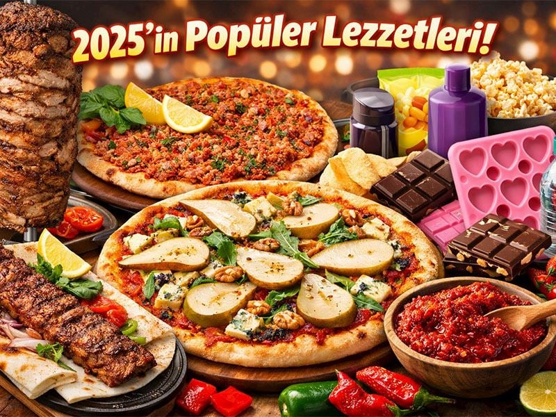 2025’te En Çok Sipariş Edilen Yemekler ve Market Ürünleri Belli Oldu