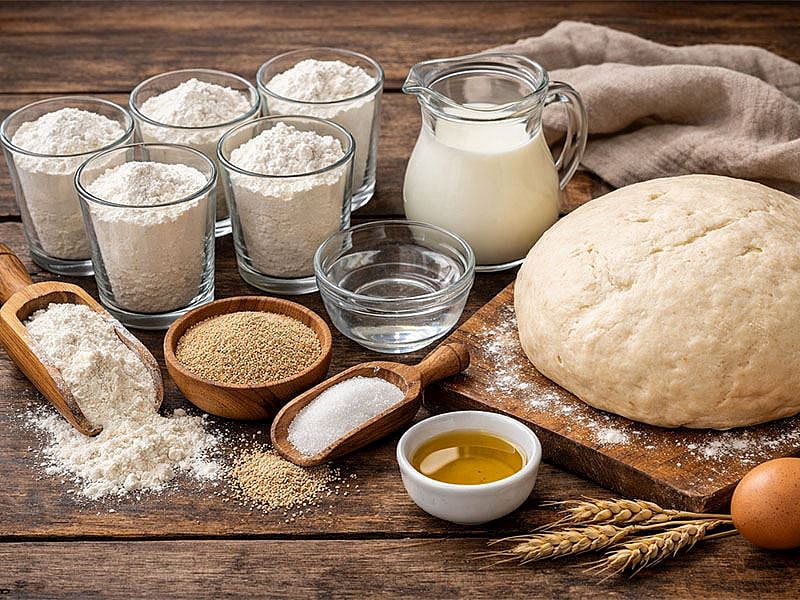 5 Su Bardağı Una Ne Kadar Kuru Maya Konur?