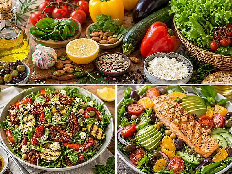 Akdeniz Diyeti Nedir? Faydaları ve Sağlıklı Salata Tarifleri