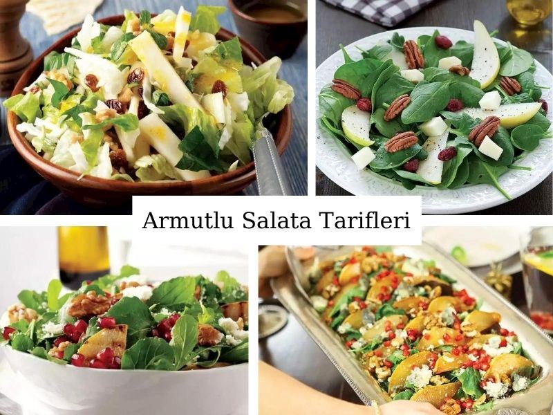 Armutlu Salata Tarifleri: Hafif ve Düşük Kalorili 7 Armutlu Salata Tarifi