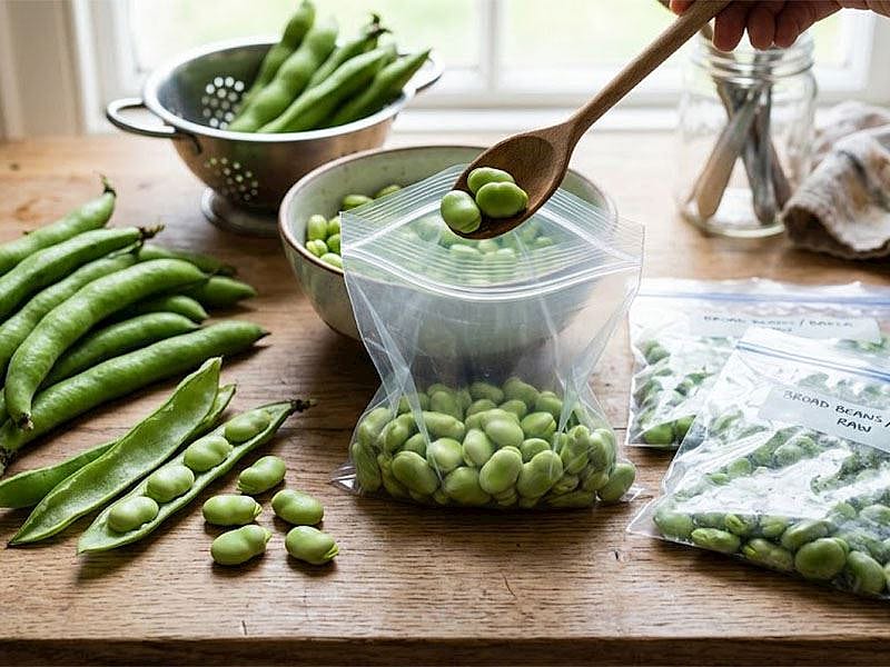 Bakla Çiğden Buzluğa Konur Mu?