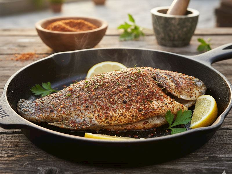 Balığa Kajun Baharatı Konur Mu?