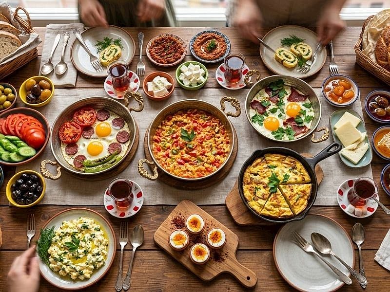 Bayramda Sofrayı Zenginleştiren Kahvaltılık Yumurta Tarifleri