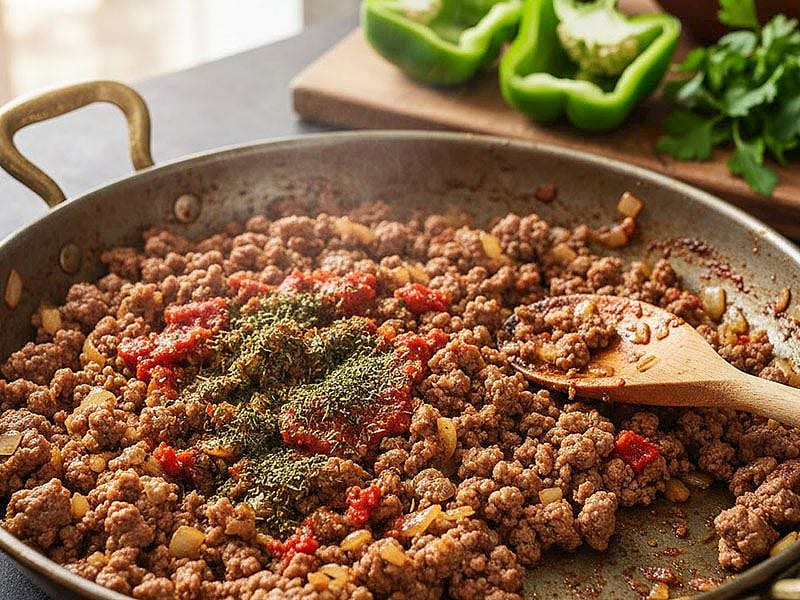 Biber Dolmasının Kıyması Kavrulur Mu?