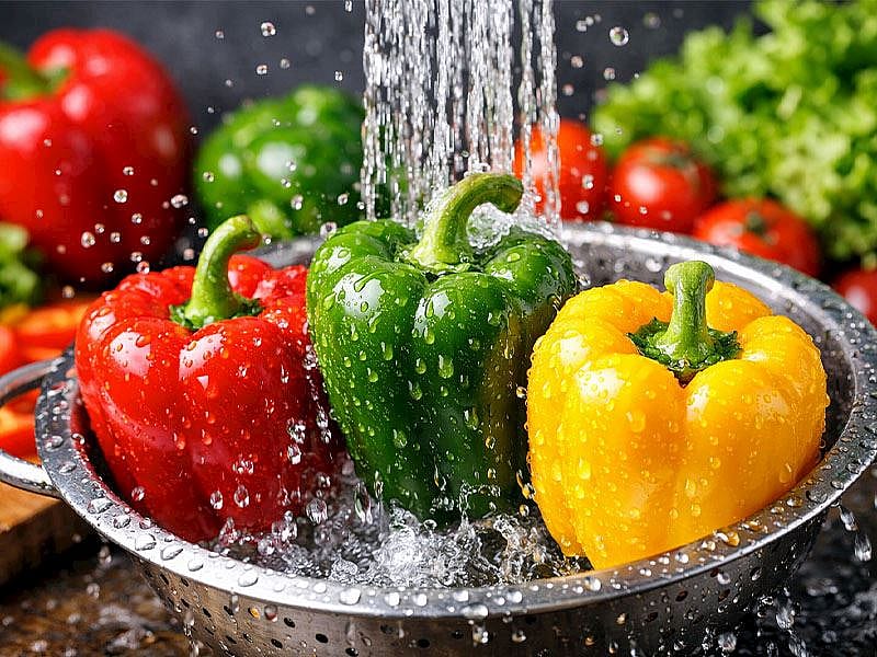 Biber Kesmeden Önce Neden Yıkanır?