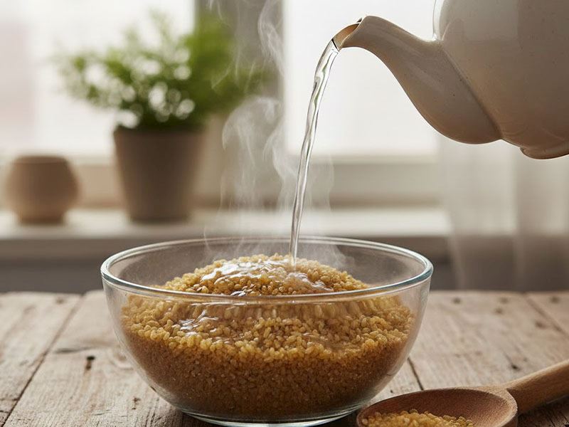 Bulgura Kaynar Su Konur Mu?