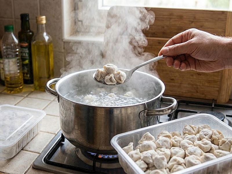 Buzluktan Çıkan Mantı Nasıl Pişirilir?