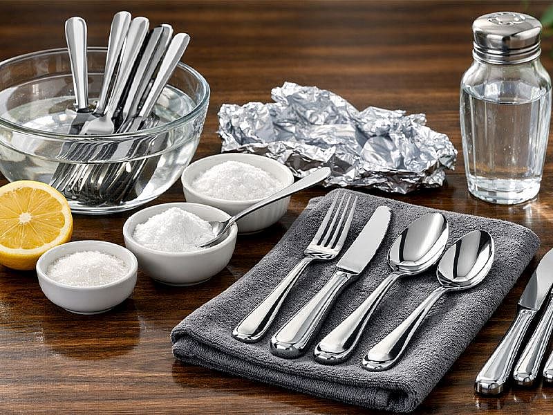 Çatal Bıçakları Cam Gibi Parlatan 5 Etkili Yöntem