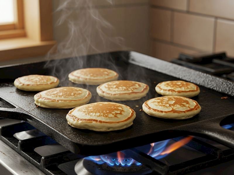 Çelik Tencerede Pankek Olur Mu?