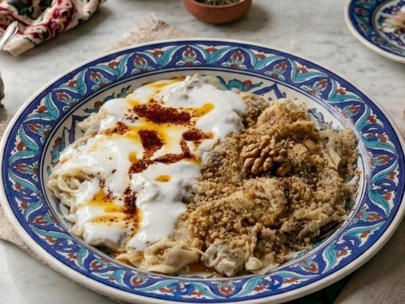 Cevizli Ve Yoğurtlu Sinop Mantısı Nasıl Yapılır?