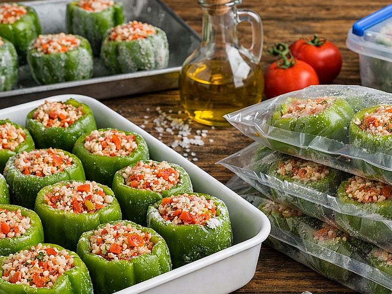Çiğ Biber Dolması Buzluğa Atılır Mı?