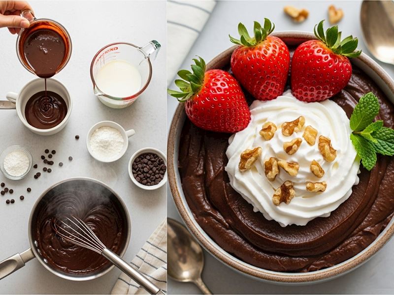 Çikolata Sostan Puding Olur Mu?