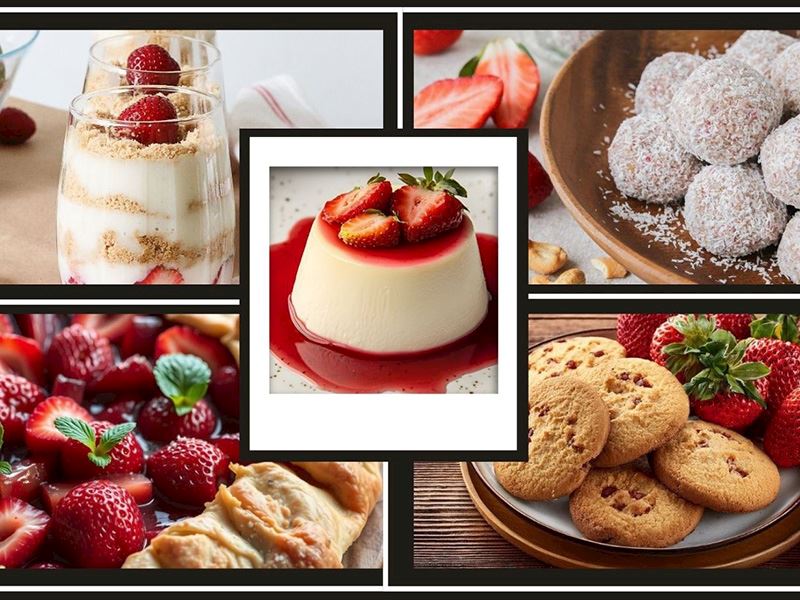 Çilekle Yapılabilecek 7 Pratik Tatlı